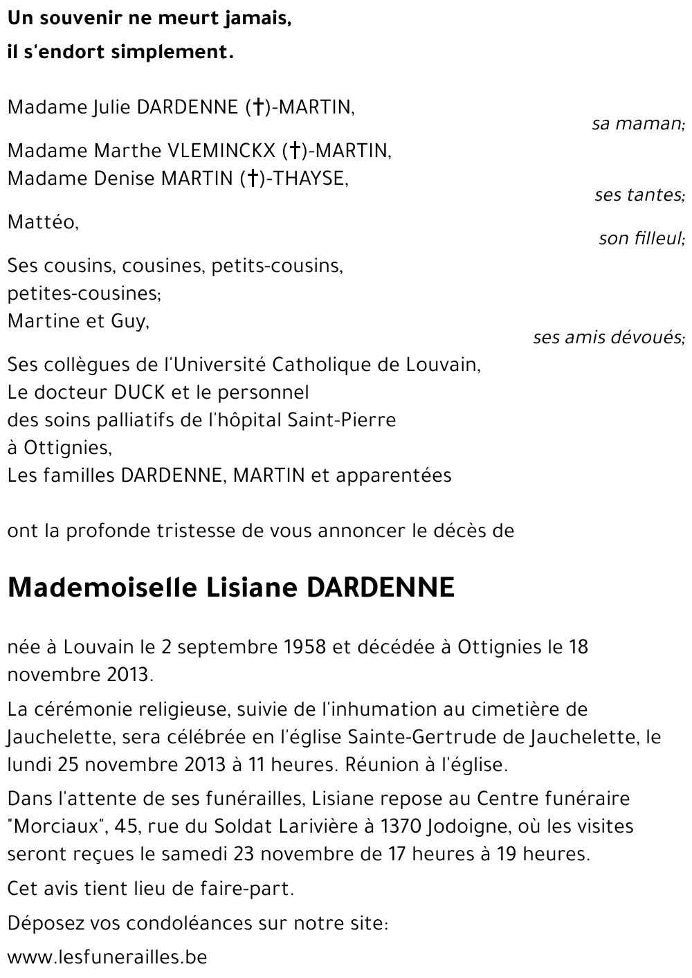 Lisiane DARDENNE