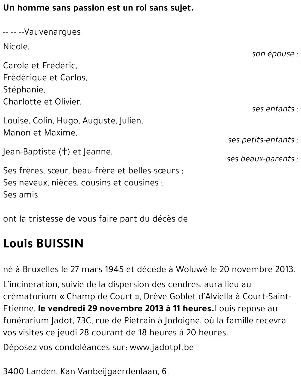 Louis BUISSIN