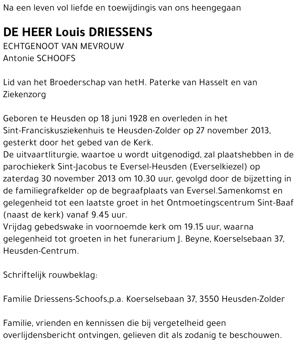 Louis Driessens