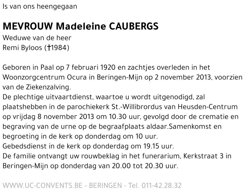 Madeleine Caubergs