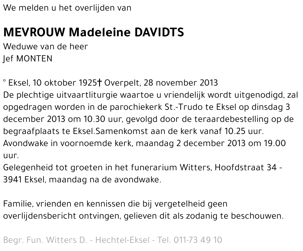 Madeleine Davidts