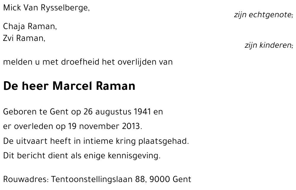 Marcel Raman