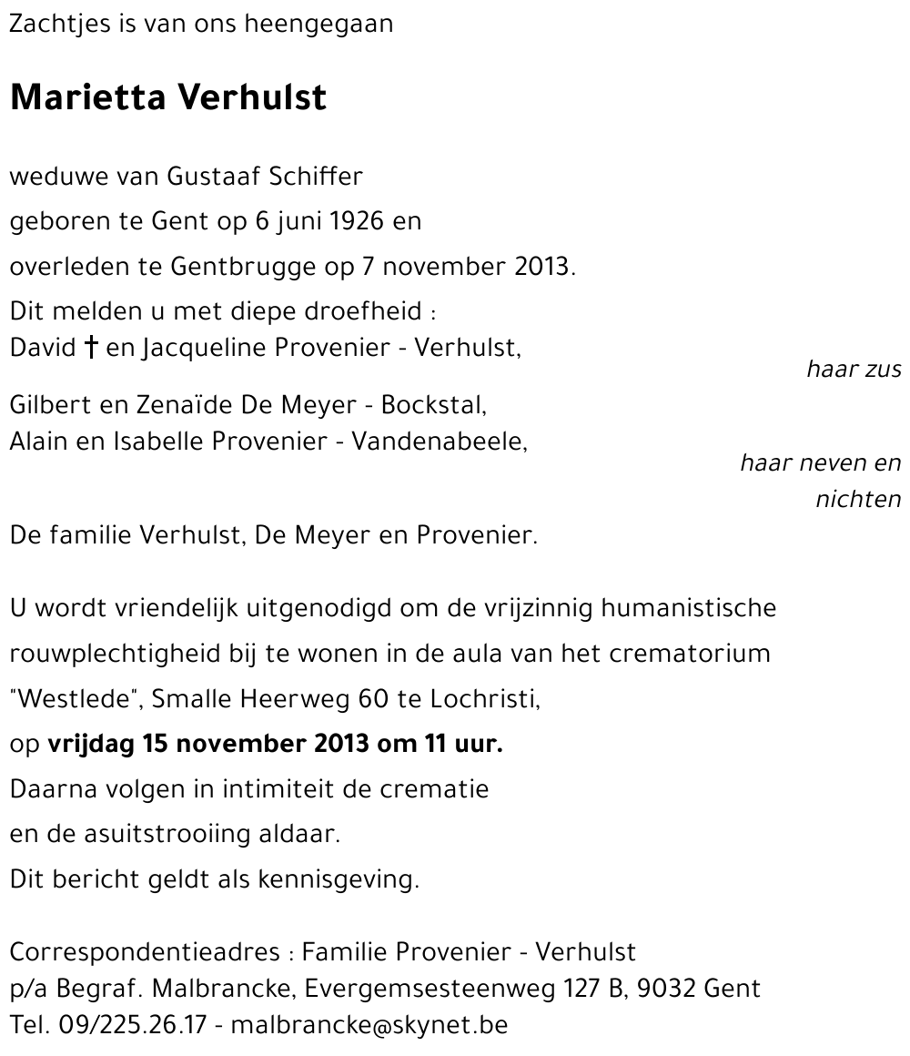 Marietta Verhulst