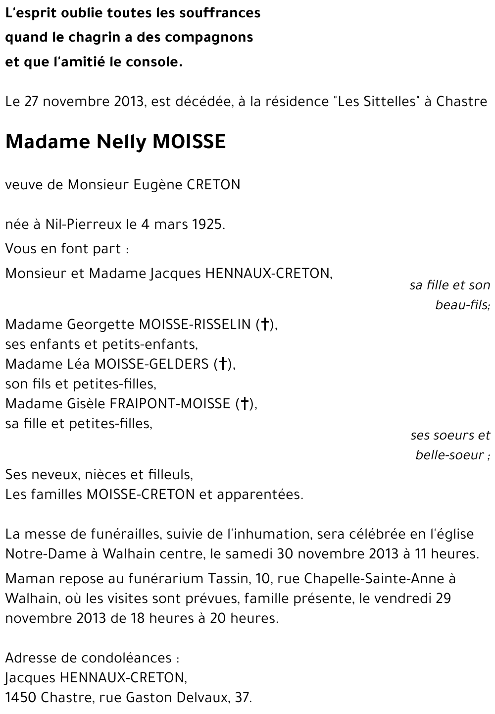 Nelly MOISSE