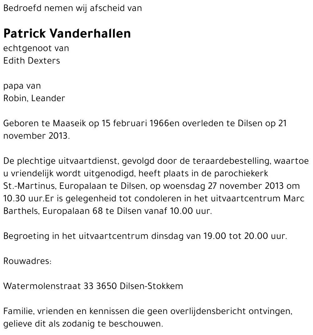 Patrick Vanderhallen