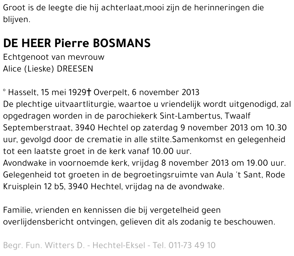 Pierre Bosmans