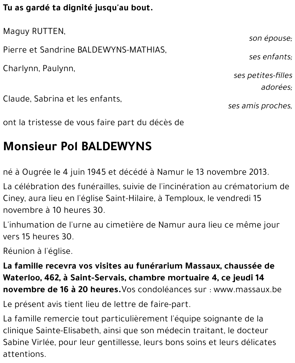 Pol BALDEWYNS