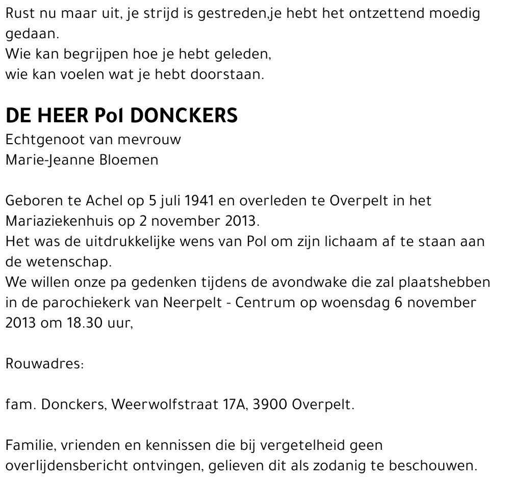 Pol Donckers