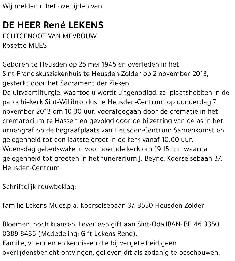 René Lekens