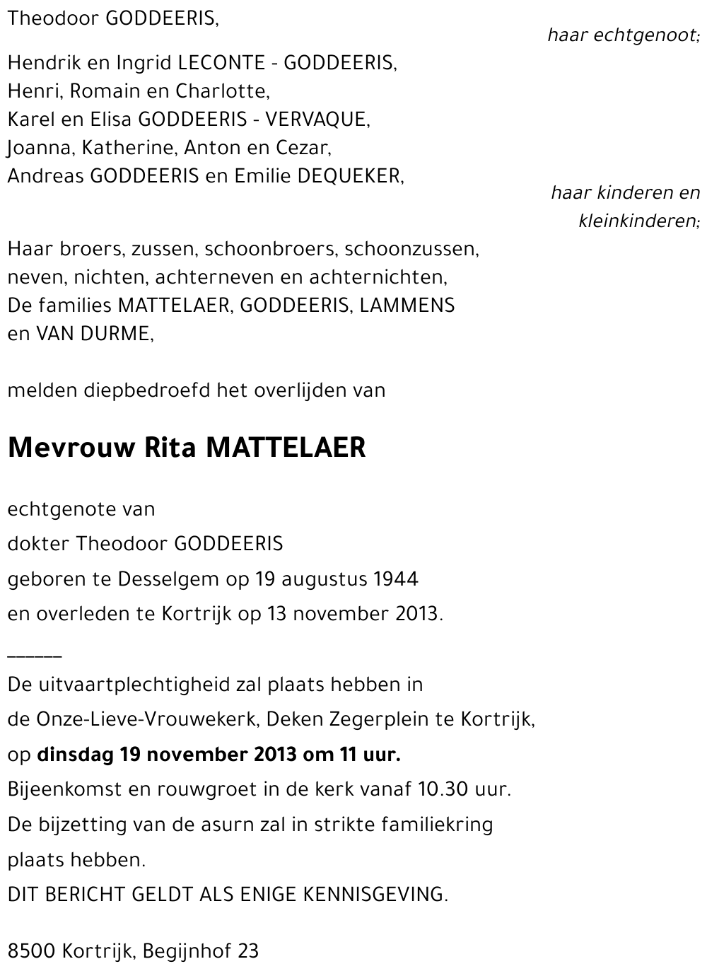 Rita MATTELAER