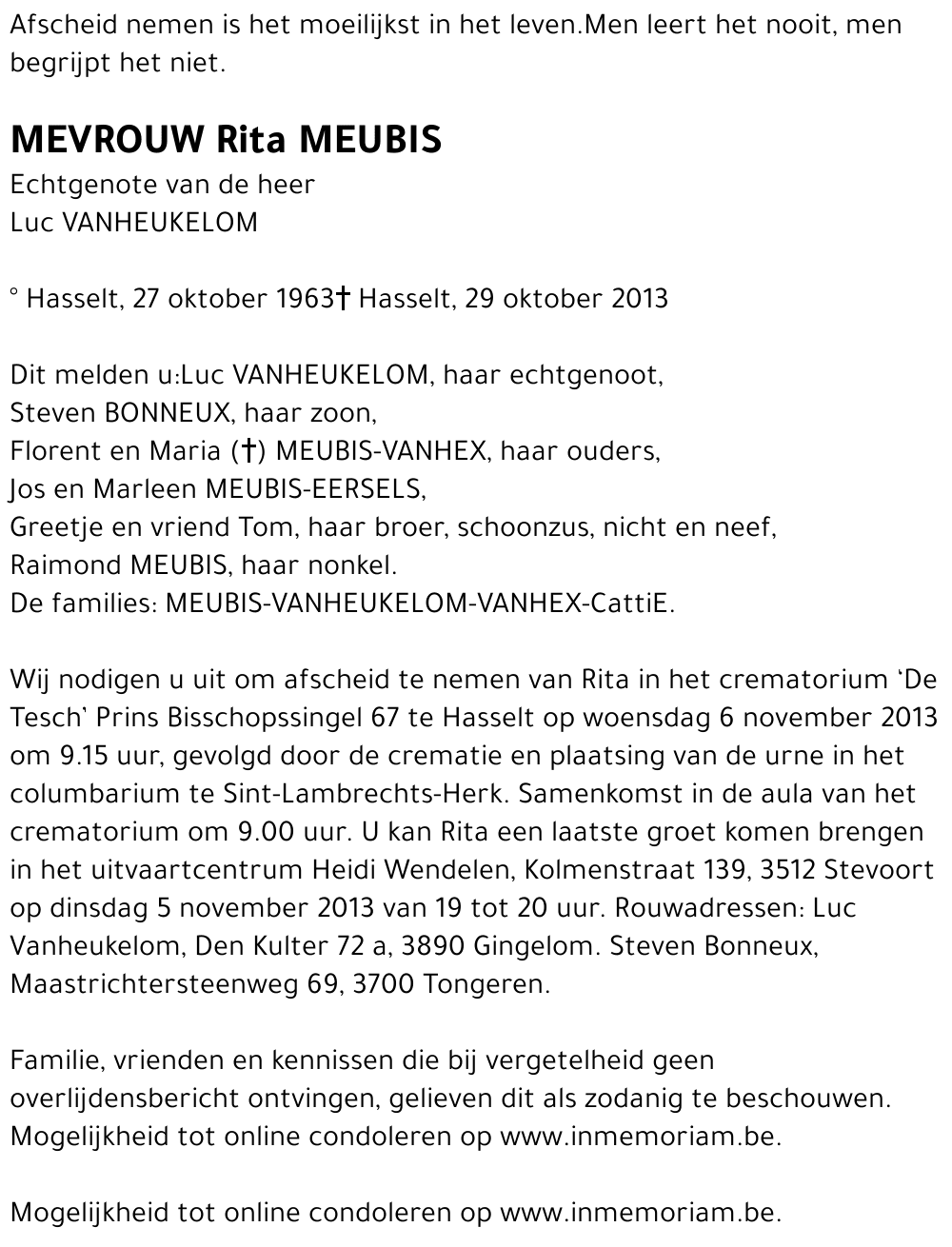 Rita MEUBIS