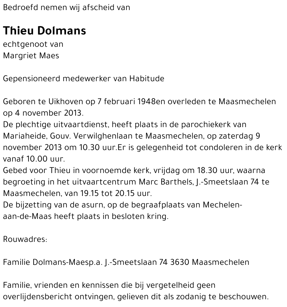 Thieu Dolmans