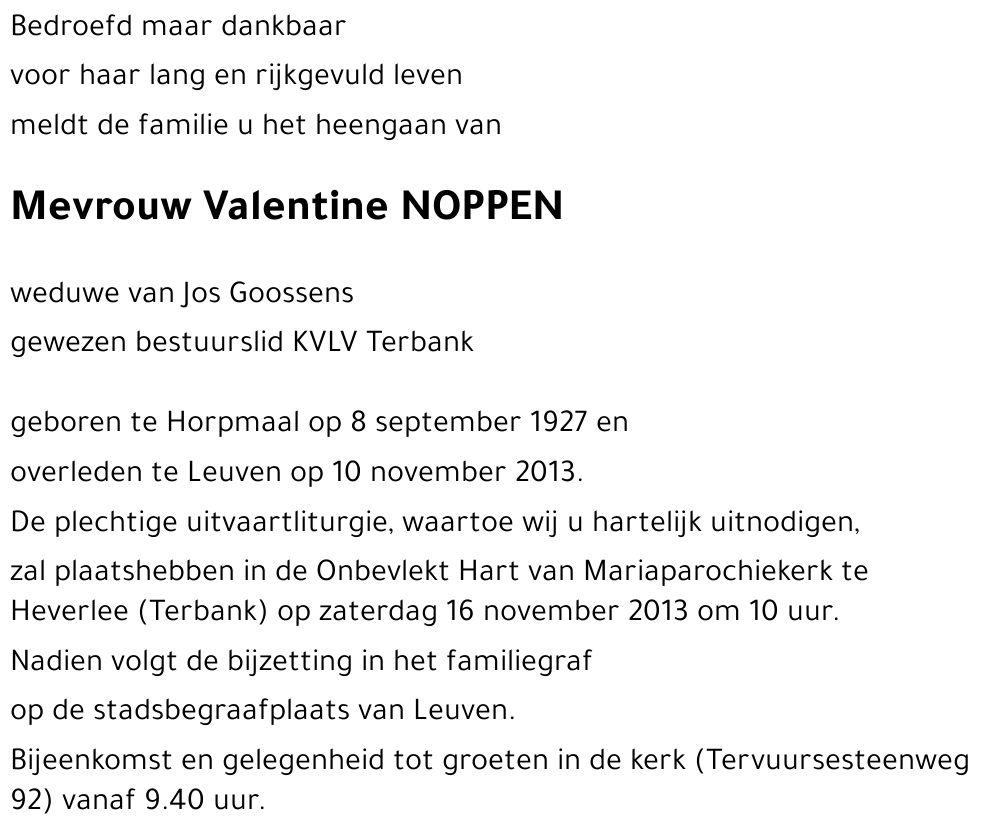 Valentine NOPPEN