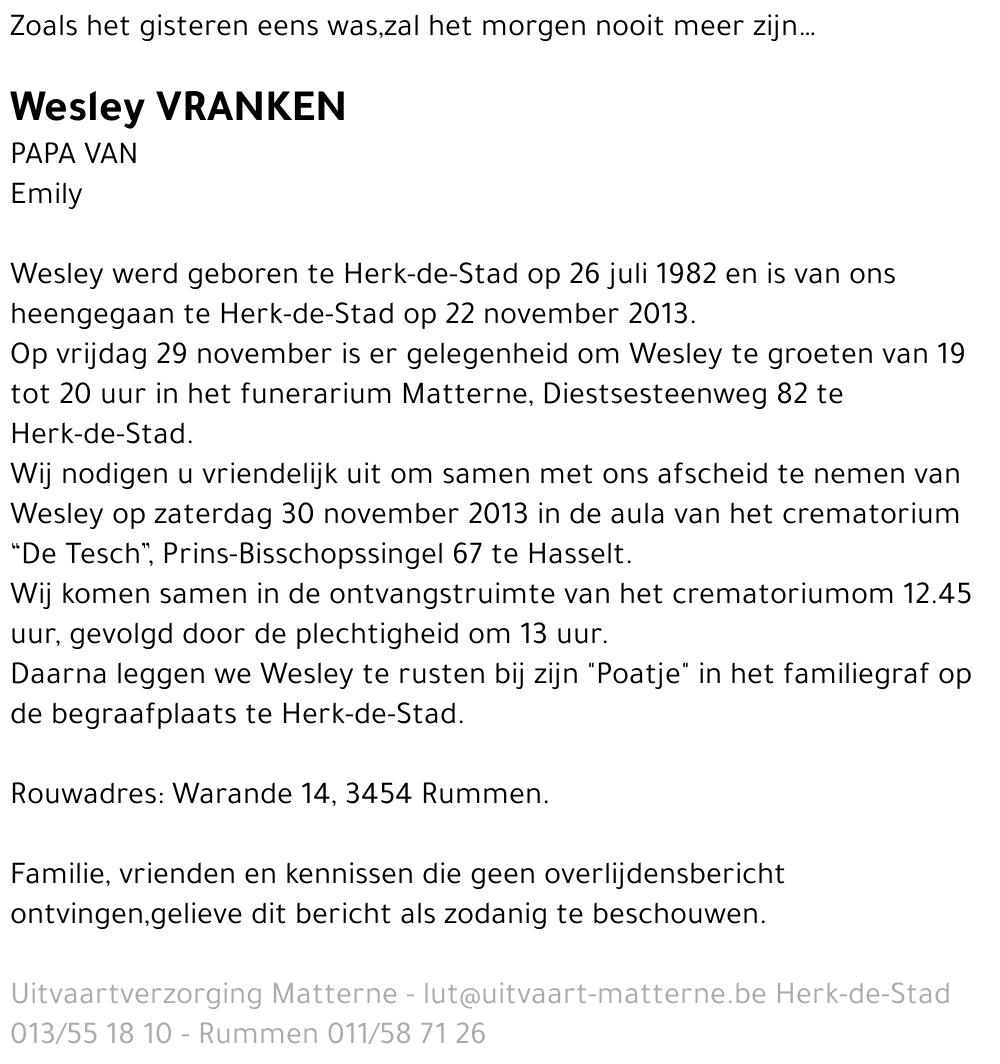 Wesley Vranken