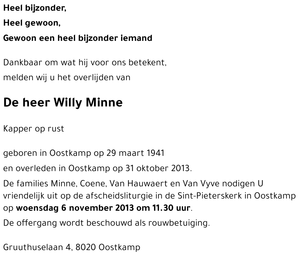 Willy Minne