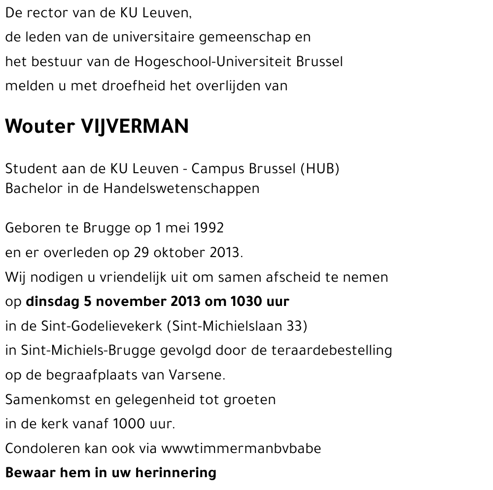 Wouter VIJVERMAN