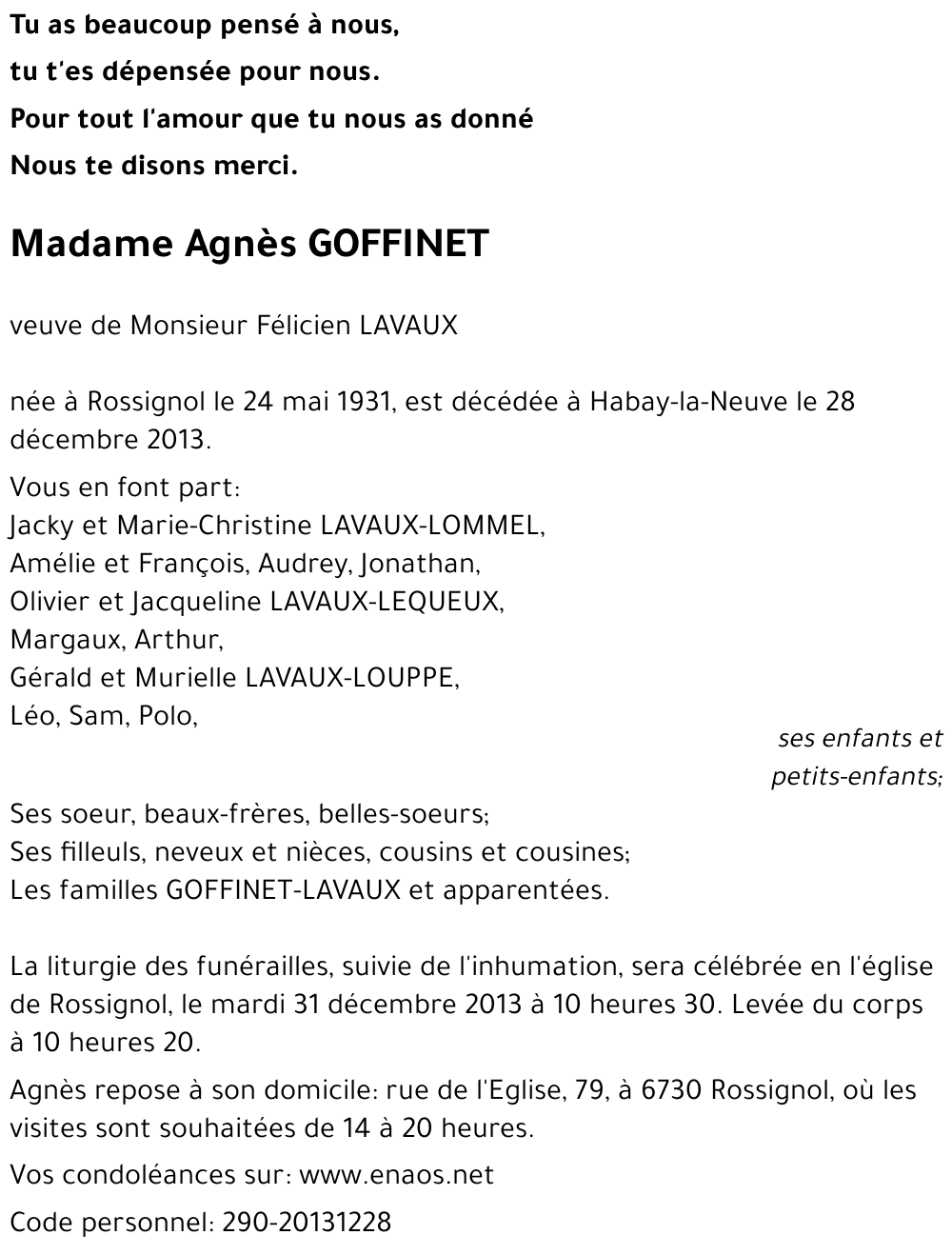 Agnès GOFFINET