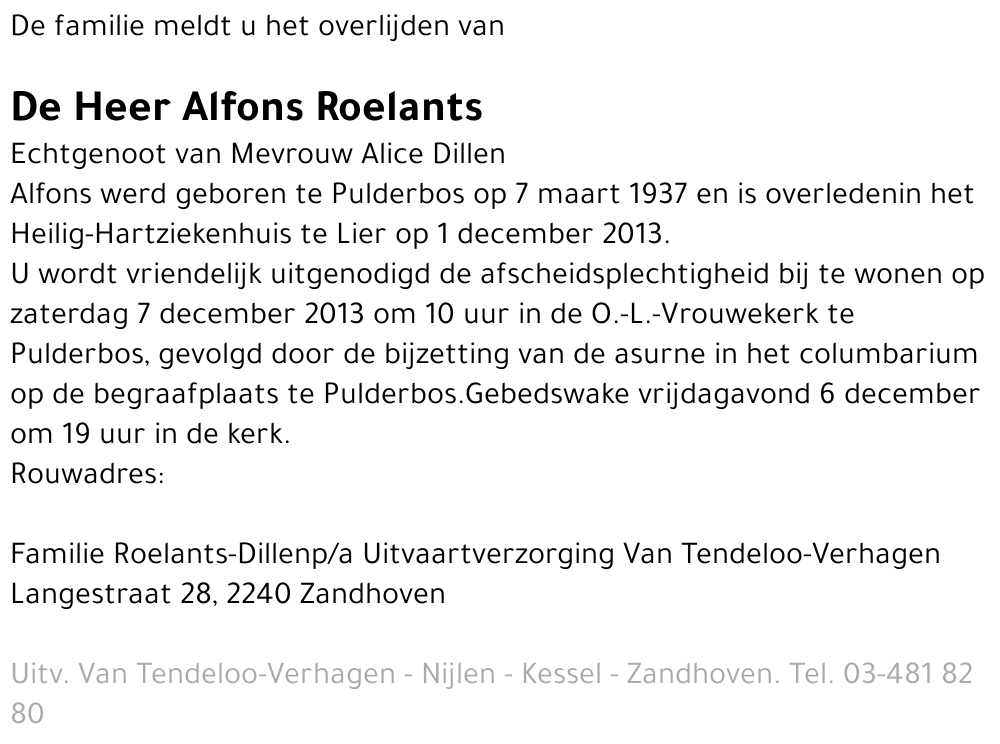 Alfons Roelants