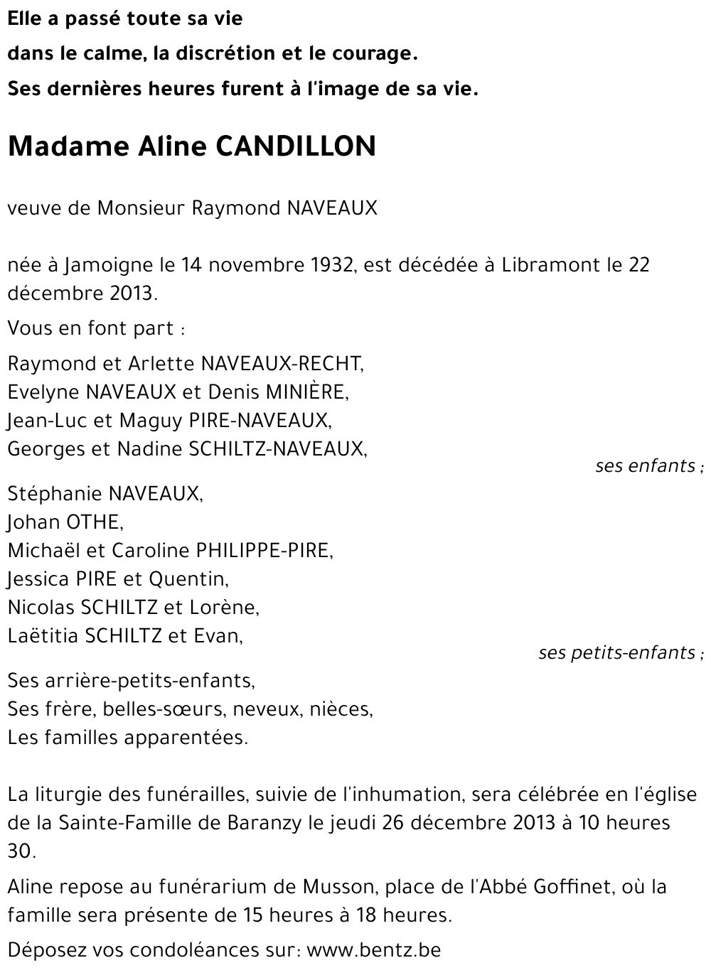 Aline CANDILLON