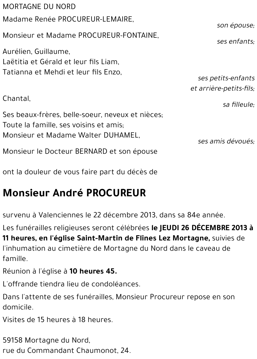 André PROCUREUR