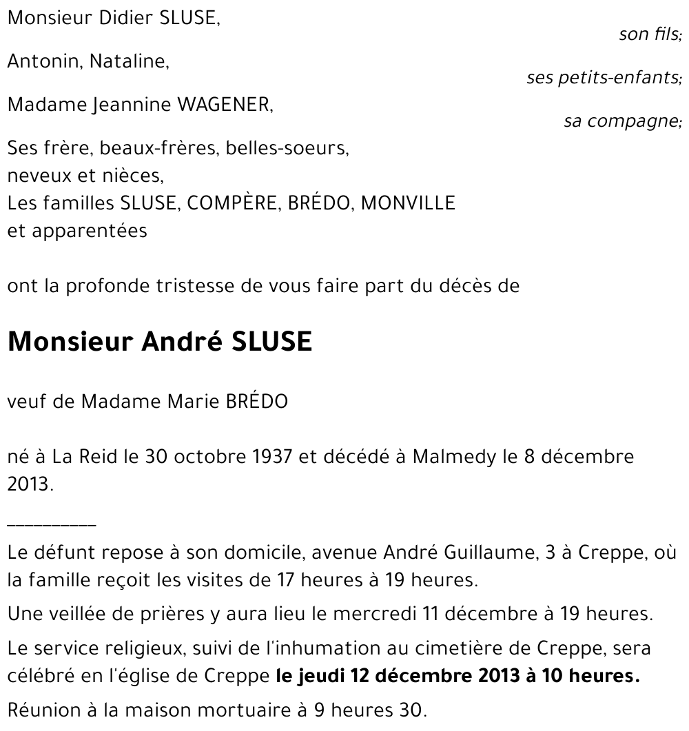 André SLUSE