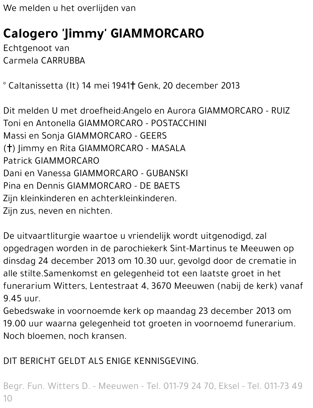 Calogero Jimmy Giammorcaro