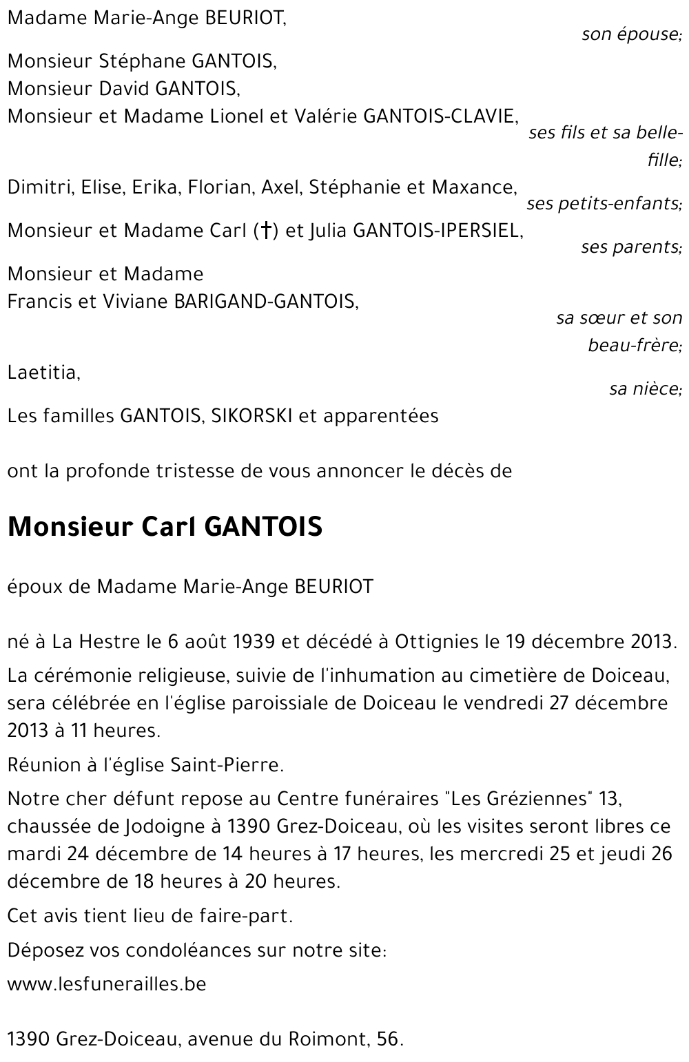 Carl GANTOIS