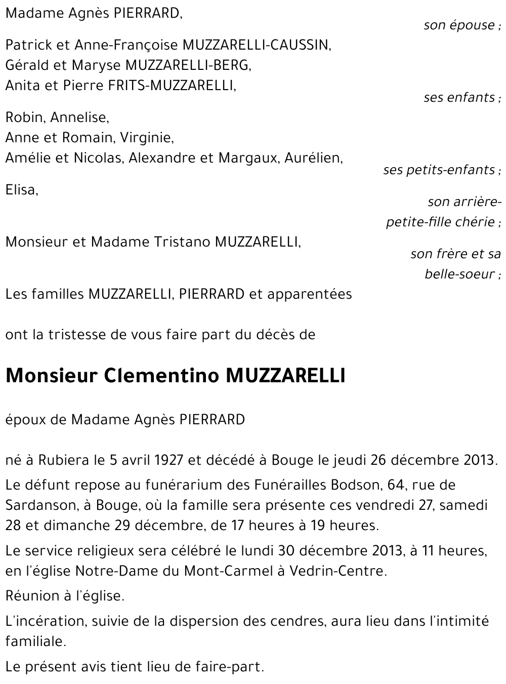 Clementino MUZZARELLI