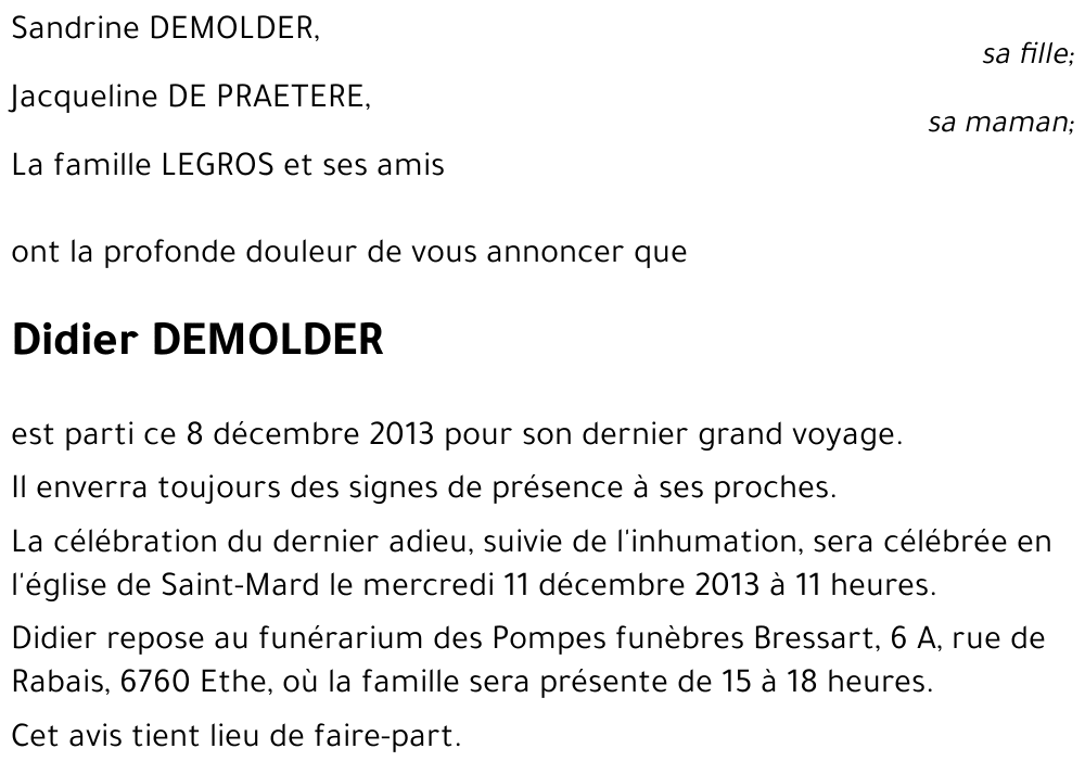 Didier DEMOLDER