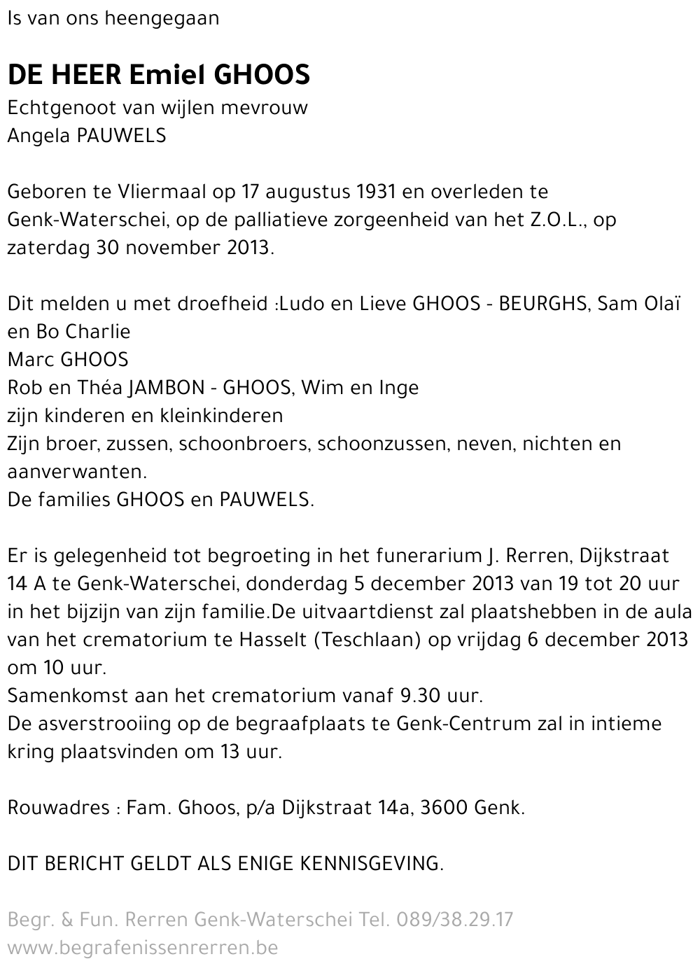 Emiel Ghoos