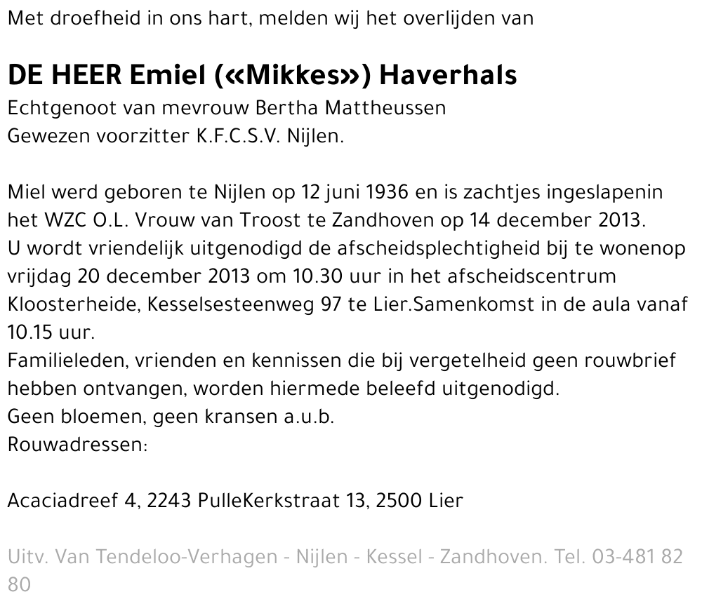 Emiel Haverhals