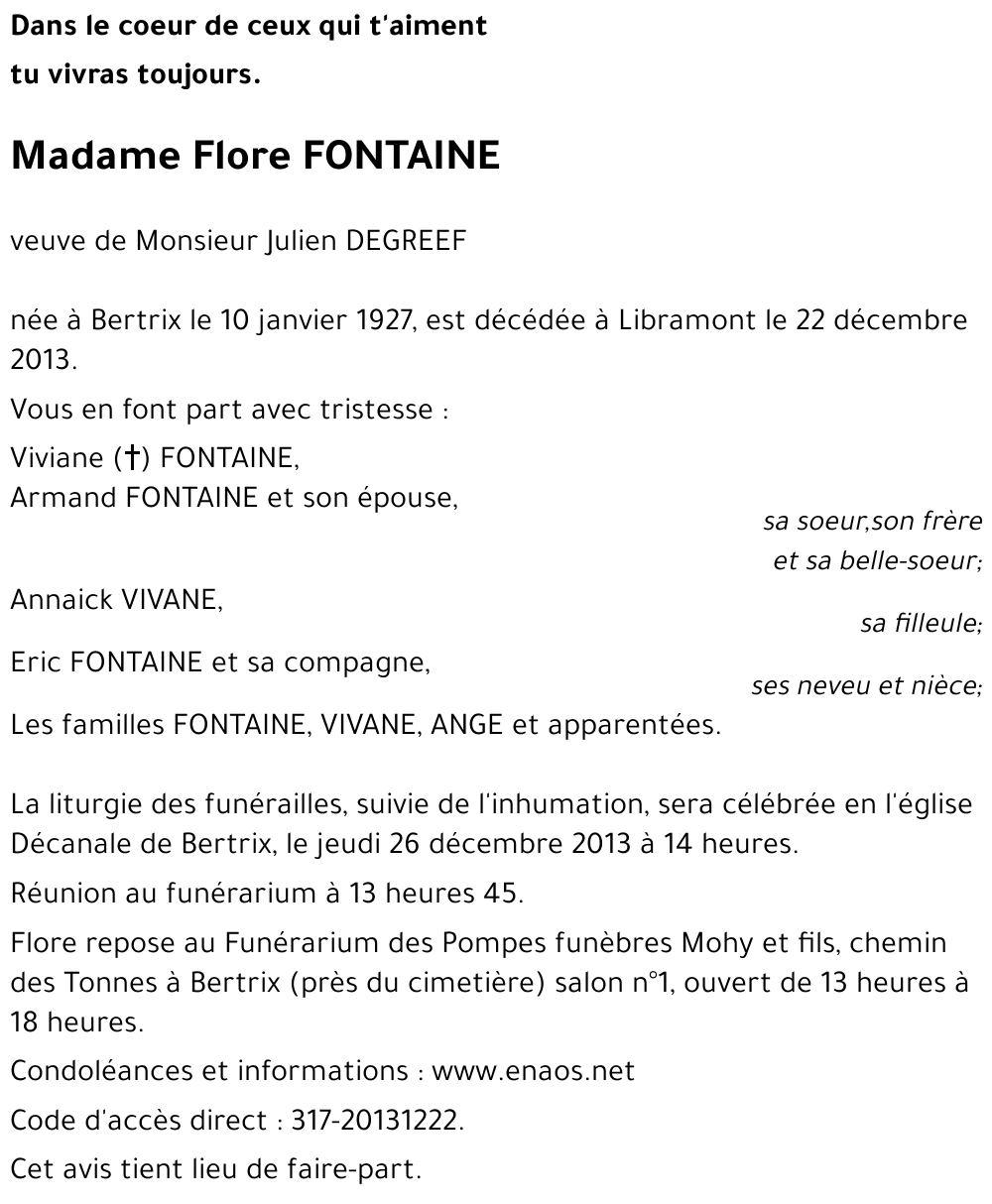 Flore FONTAINE