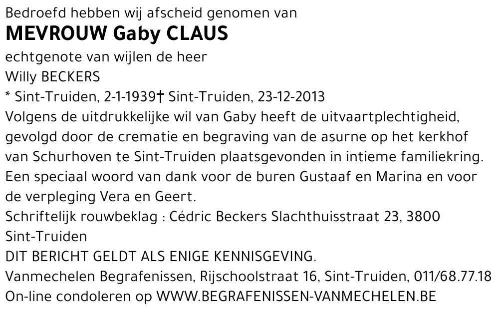 Gaby Claus