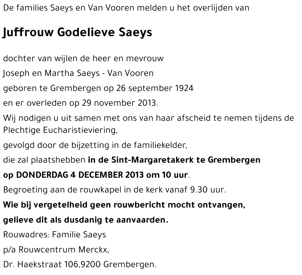 Godelieve Saeys