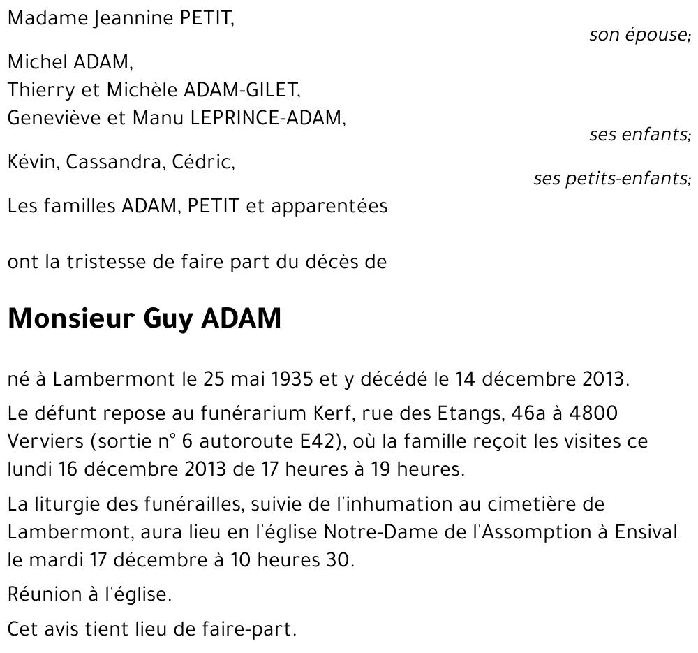 Guy ADAM