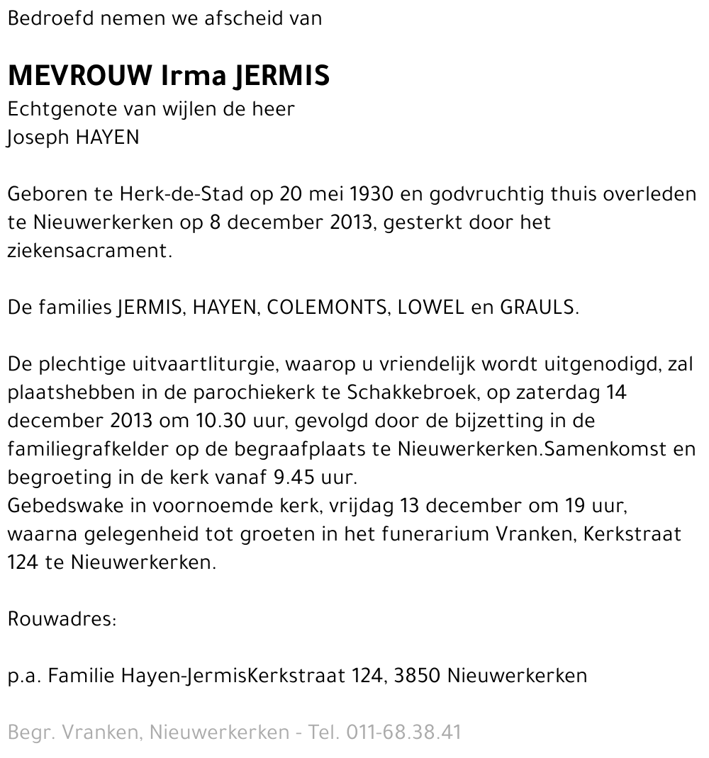Irma Jermis