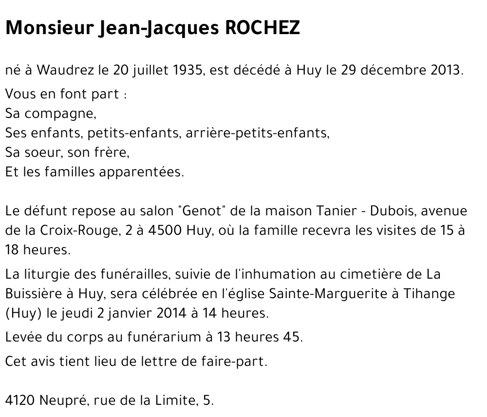 Jean-Jacques ROCHEZ