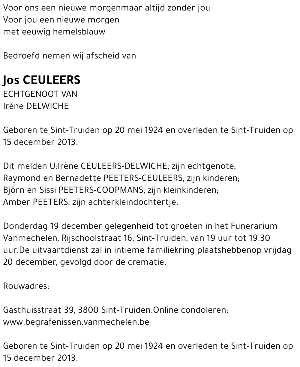 Jos Ceuleers