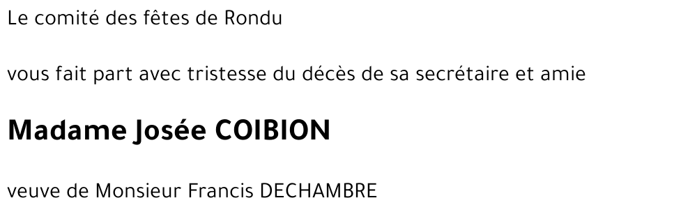 Josée COIBION