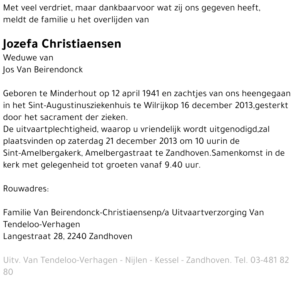 Jozefa Christiaensen