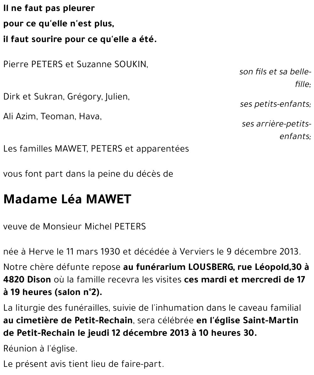 Léa MAWET