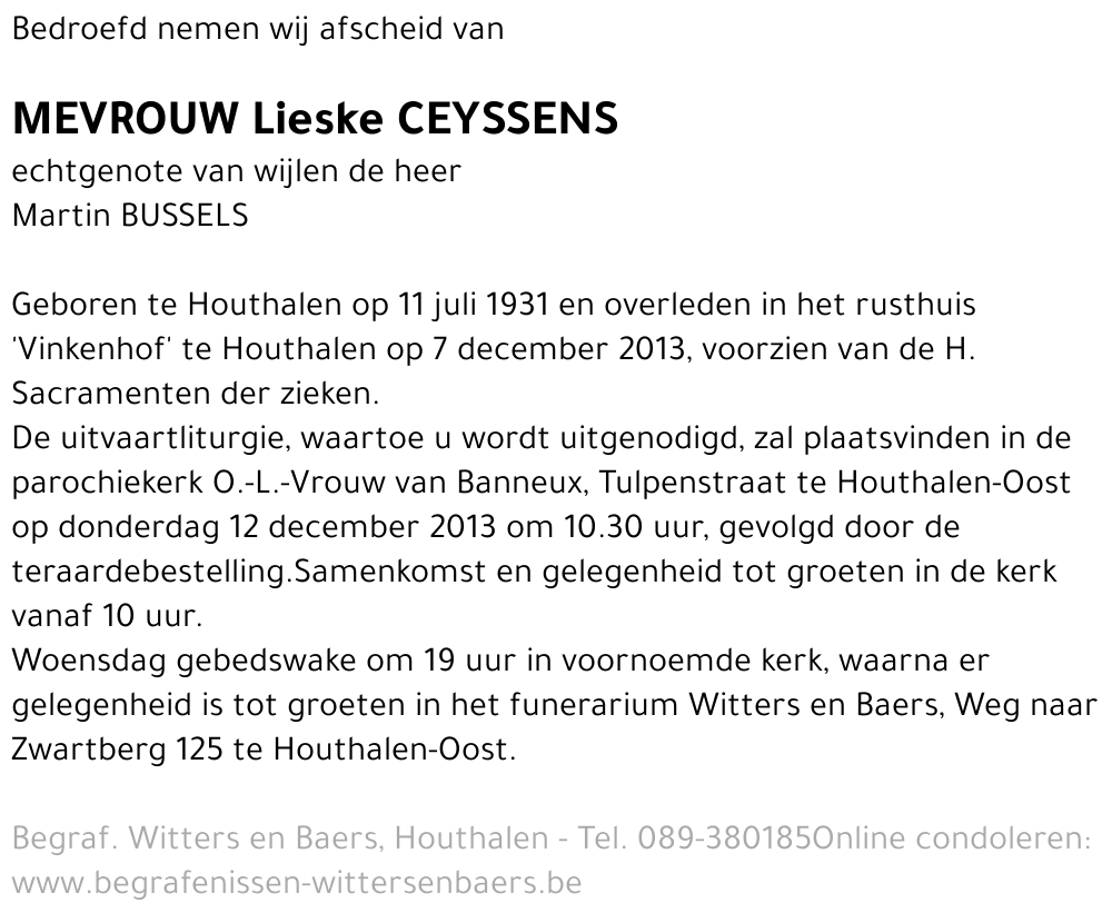 Lieske Ceyssens