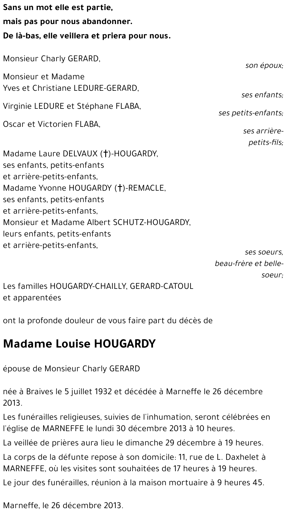 Louise HOUGARDY