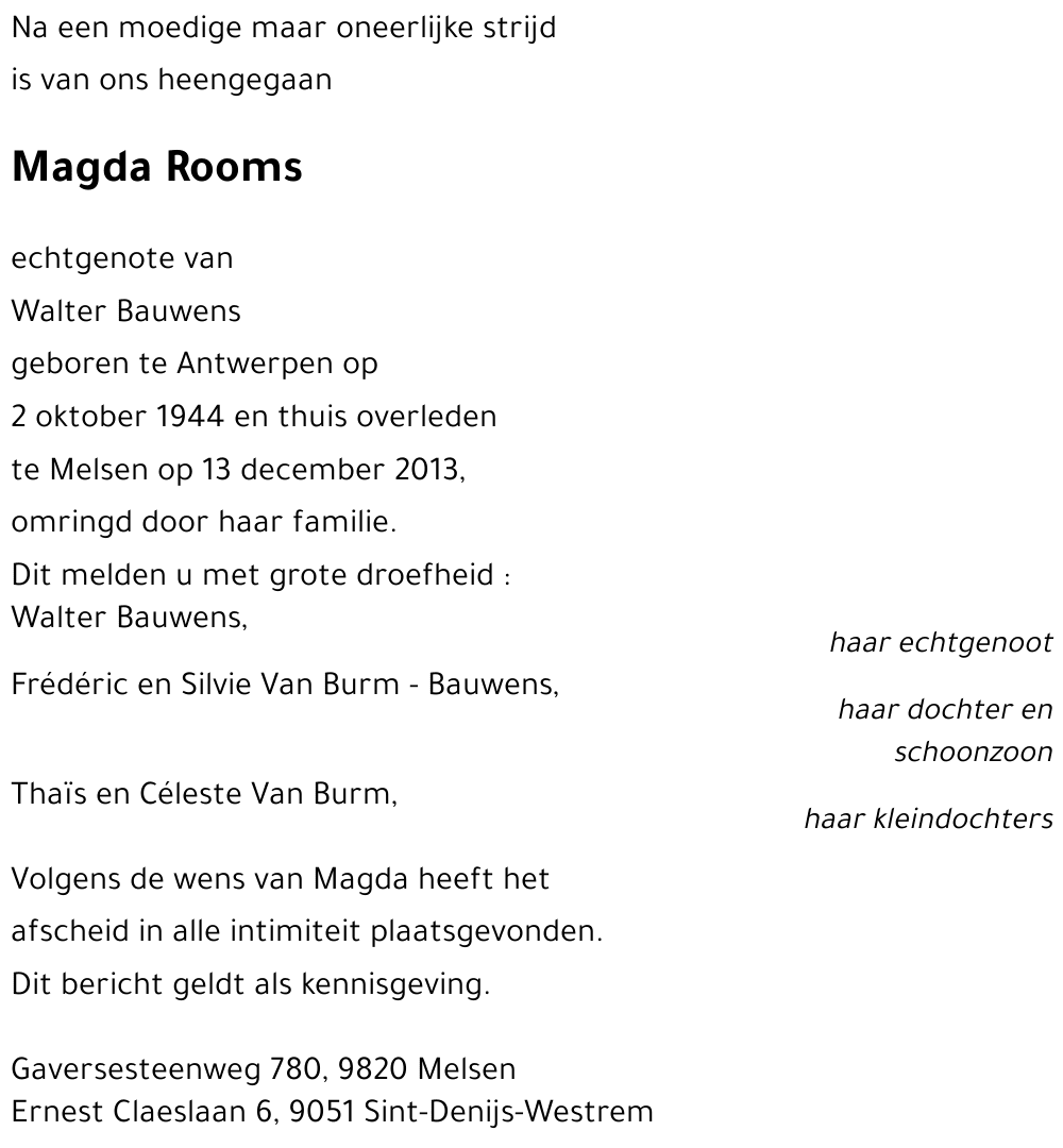 Magda Rooms