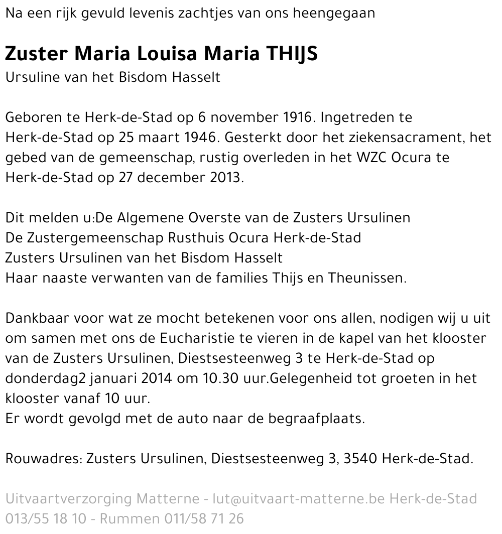 Maria Thijs