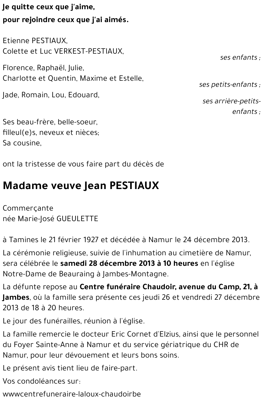 Marie-José GUEULETTE