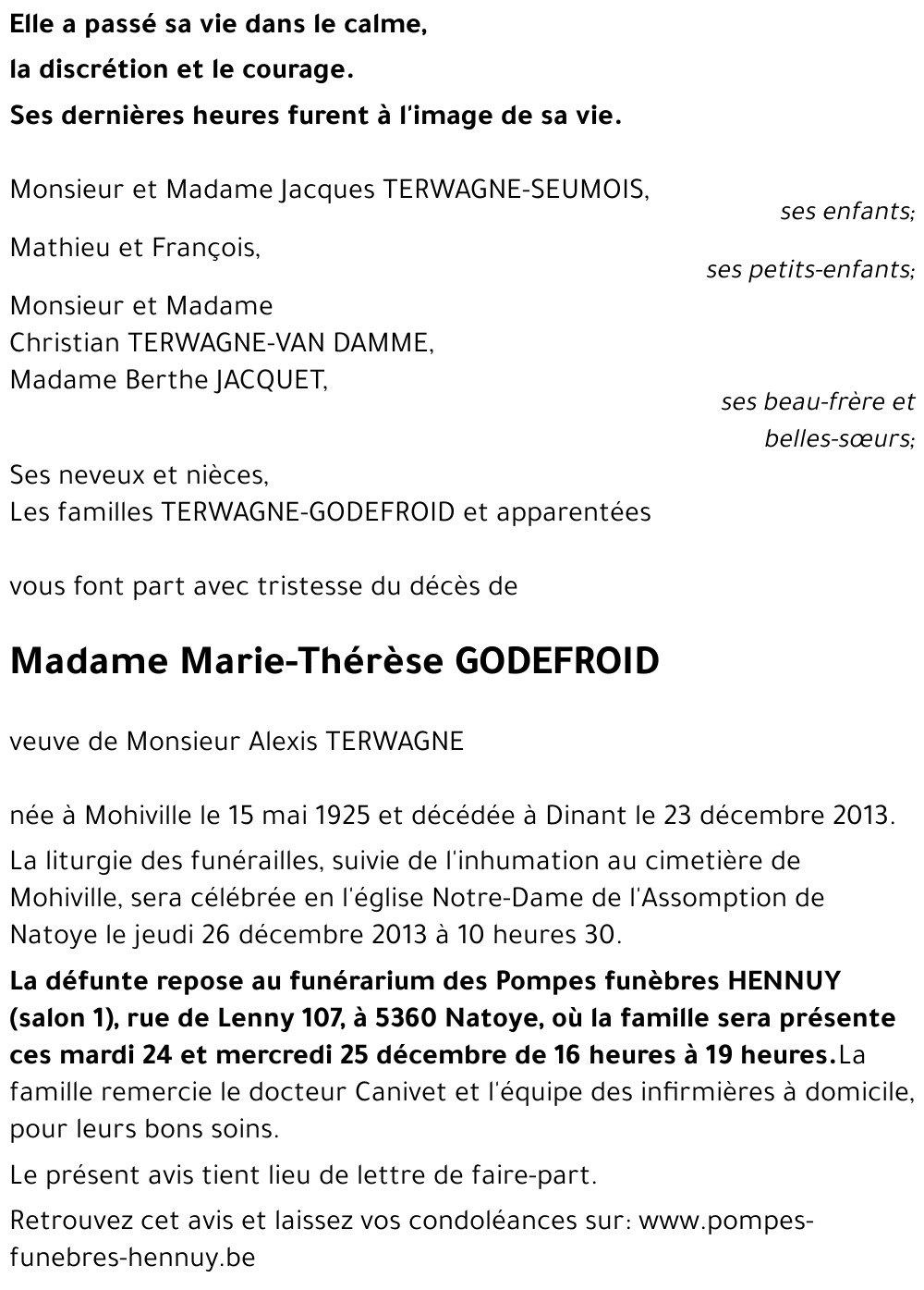 Marie-Thérèse GODEFROID