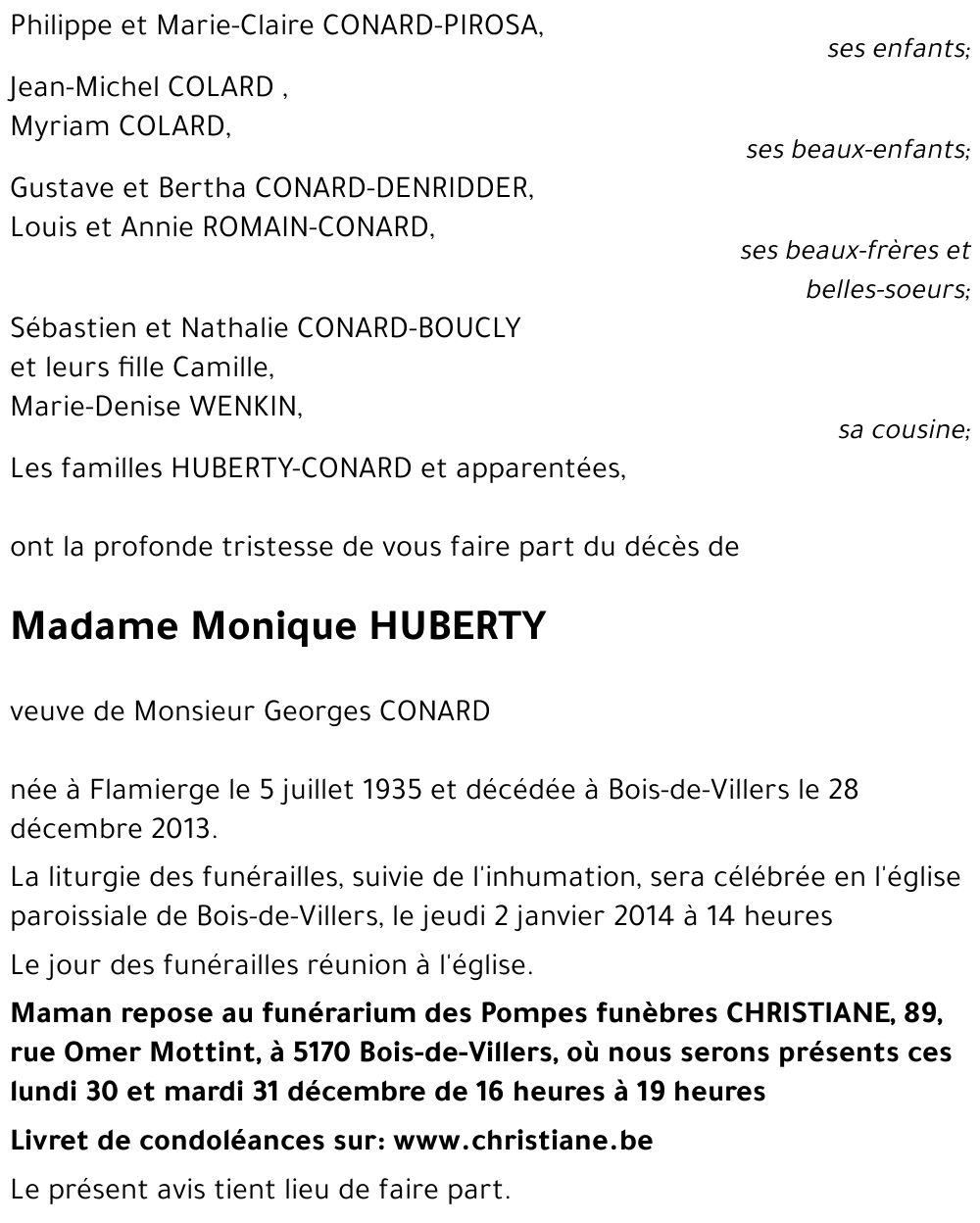 Monique HUBERTY