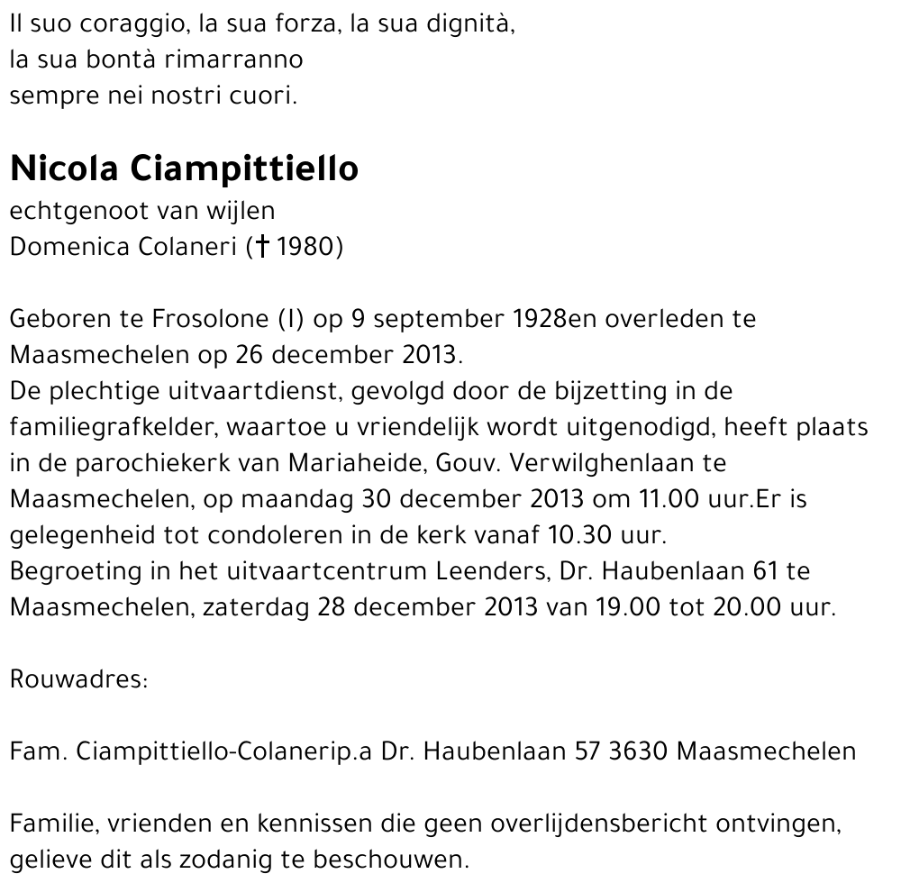 Nicola Ciampittiello