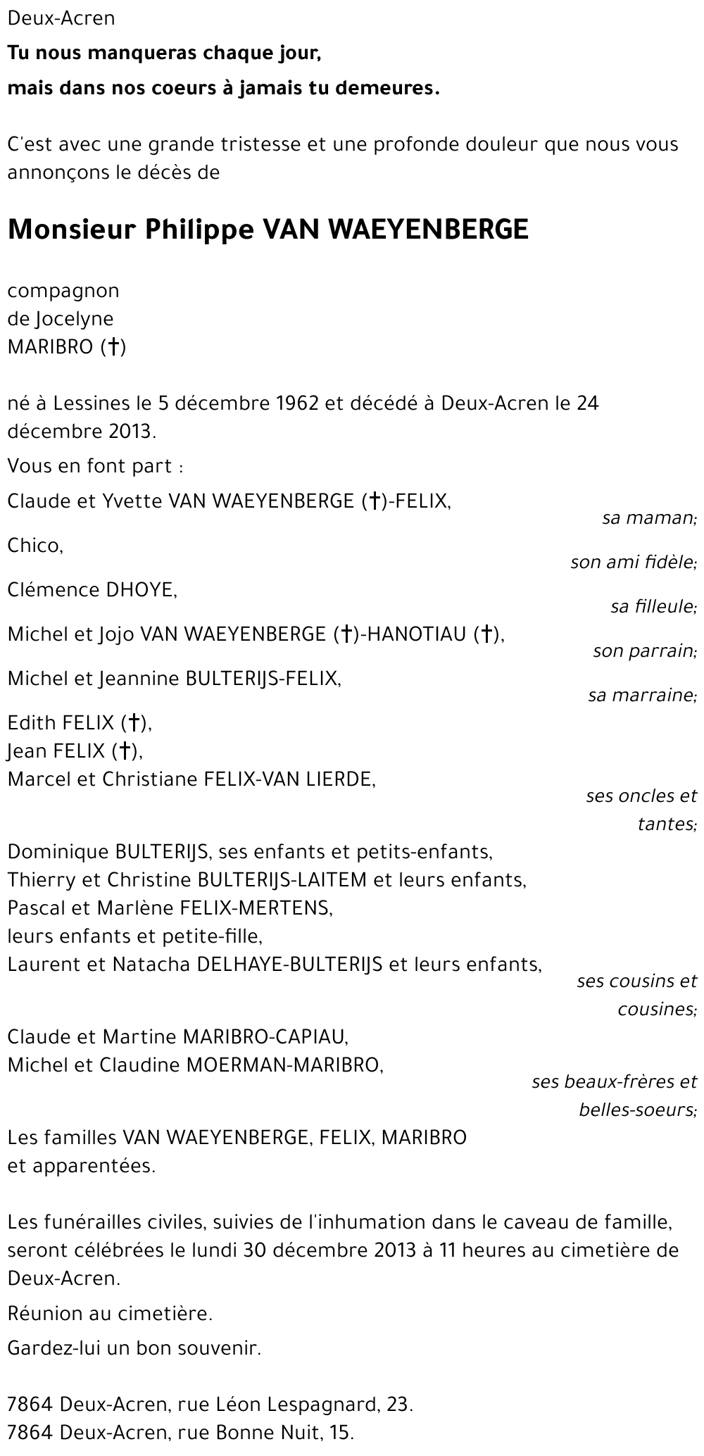 Philippe VAN WAEYENBERGE